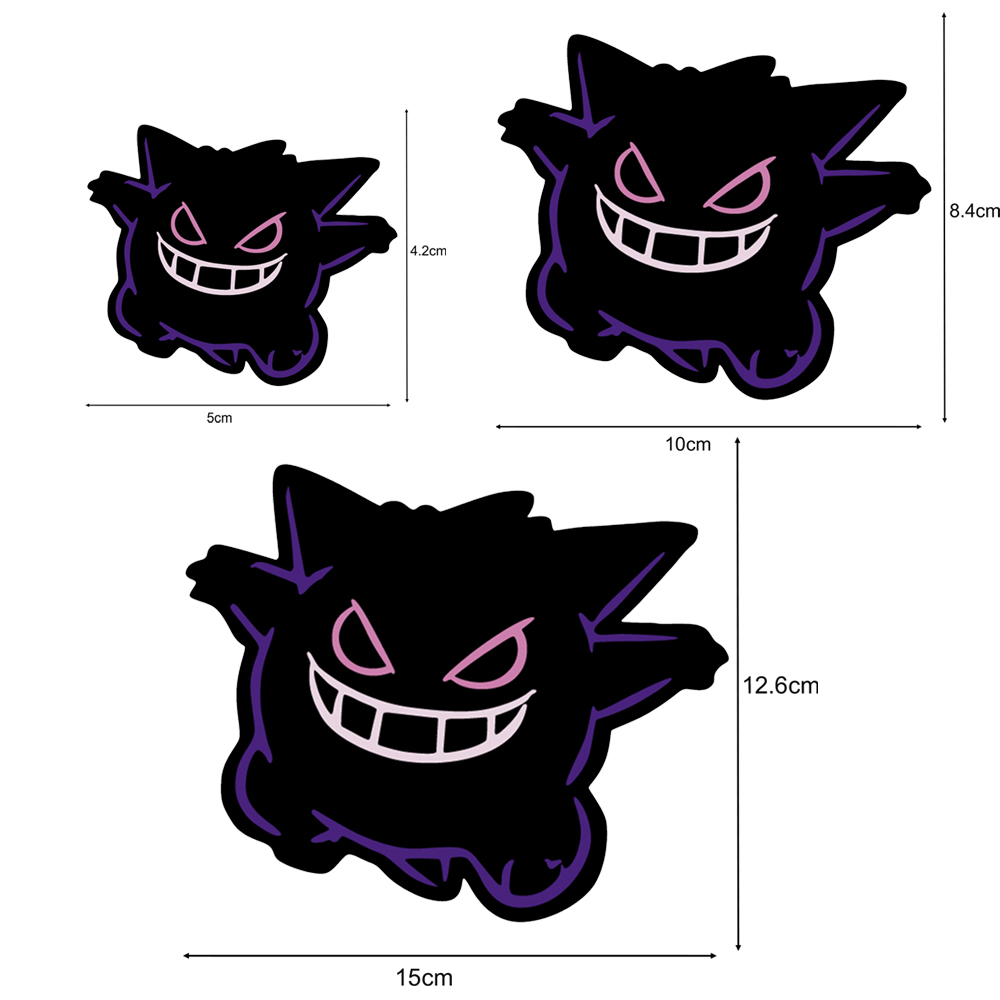 Jdm Anime Cartoon Kawaii Evil Smiling Pokemon Gengar Reflective