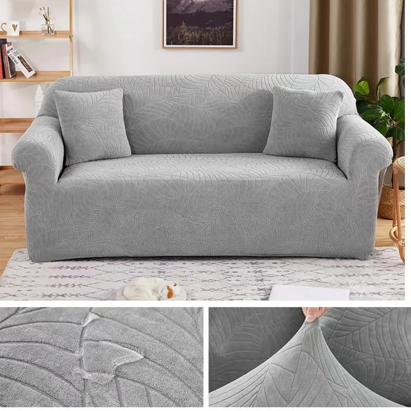 (SG Stock) Upgrade Jacquard/Seersucker Sofa Cover for Living Room ...