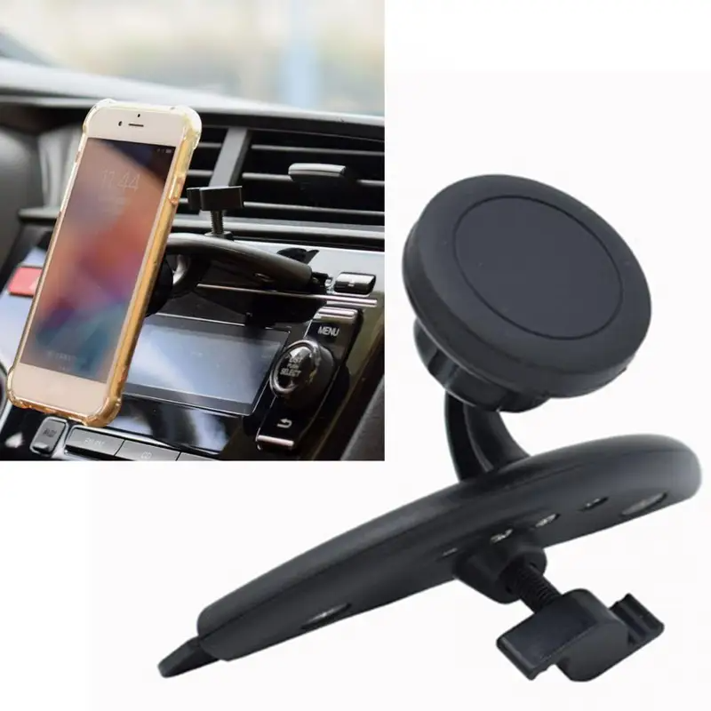 360 Magnetic Car Universal CD Player Slot for iPhone Tablet GPS Car ...