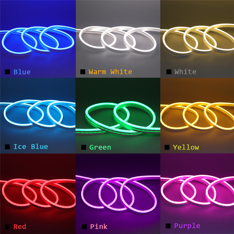 1M/2M/3M/4M/5M Length LED Strip Lights Waterproof Battery Box Flexible ...