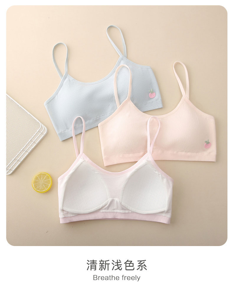 girls lingerie junior bra student vest puberty inner Teen cup children ...