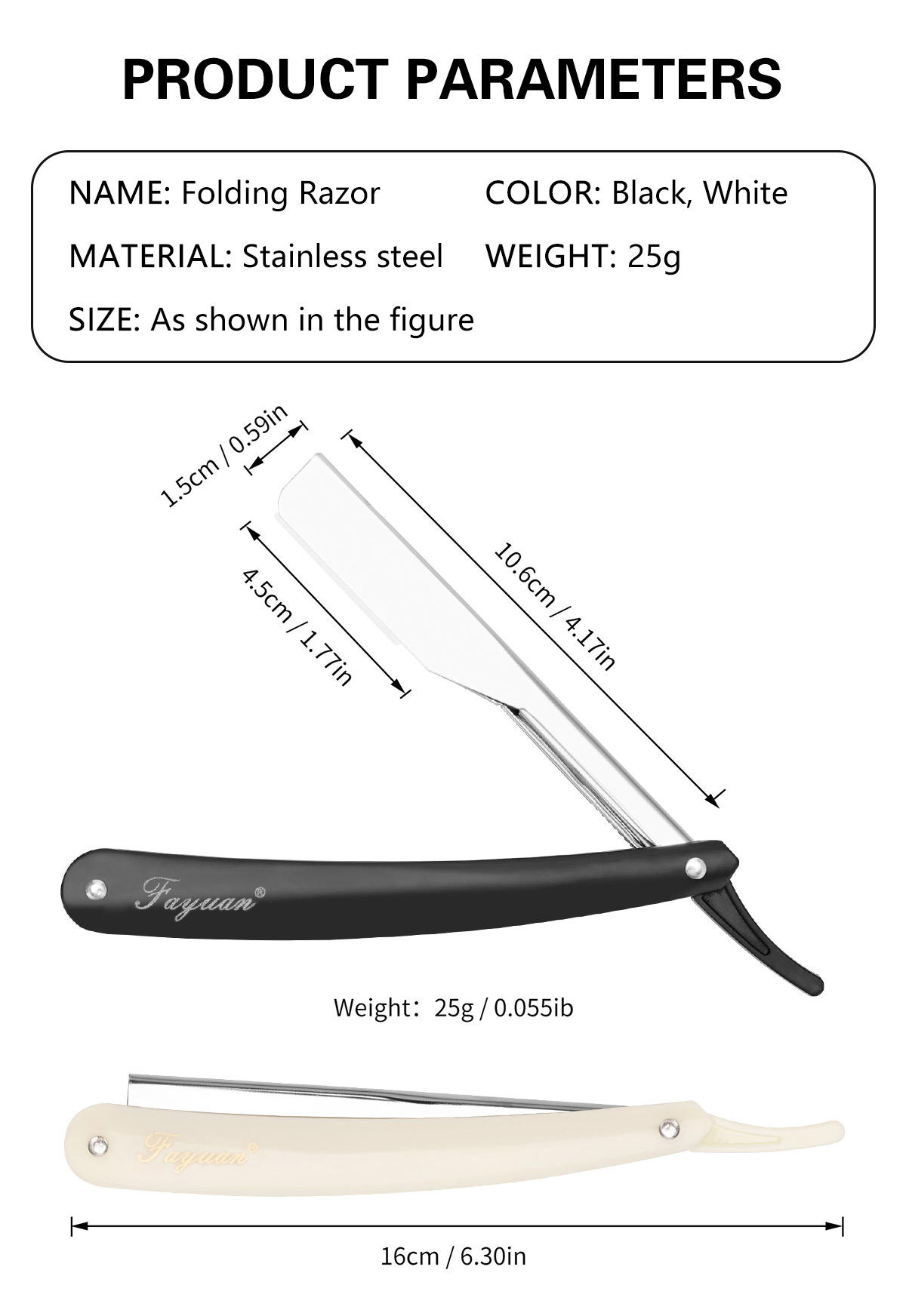Ready Stock Salon Shaver Traditional Razor Manual Razor Household ...
