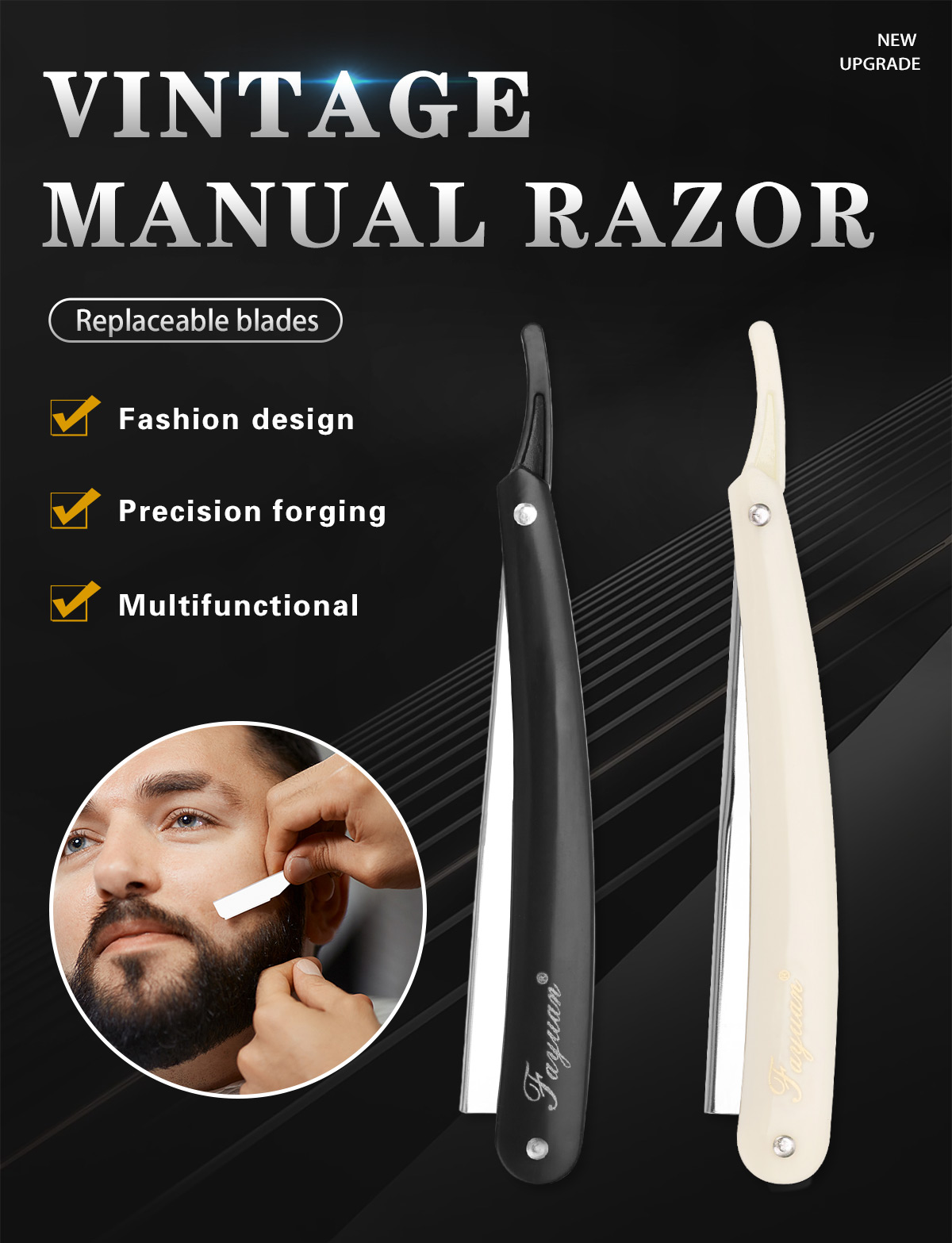 Ready Stock Salon Shaver Traditional Razor Manual Razor Household ...