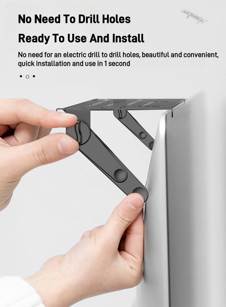 【SG READY STOCK】Hole-free Living Room TV Storage Rack Monitor Stand ...