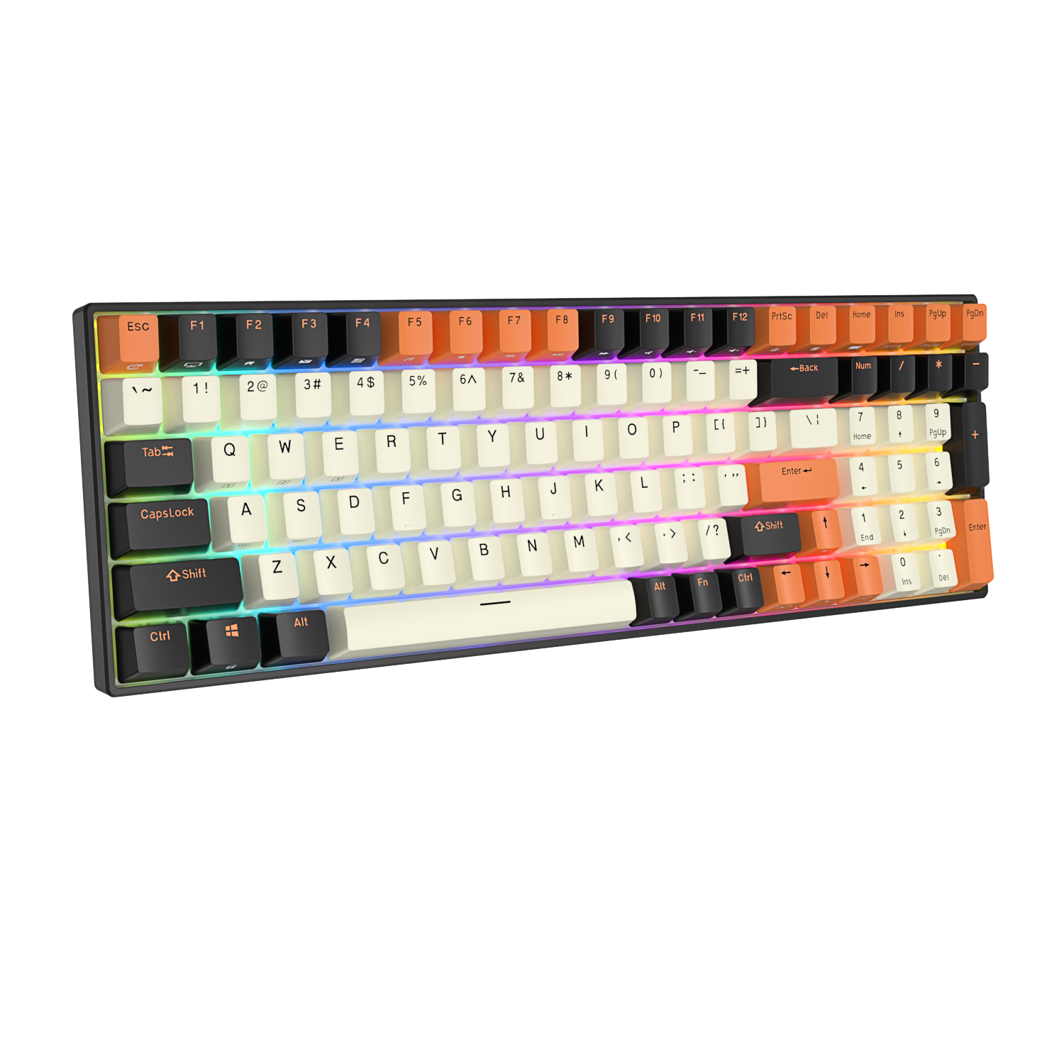 RK ROYAL KLUDGE RK100 Carbon Wireless Hot Swappable Mechanical Keyboard ...
