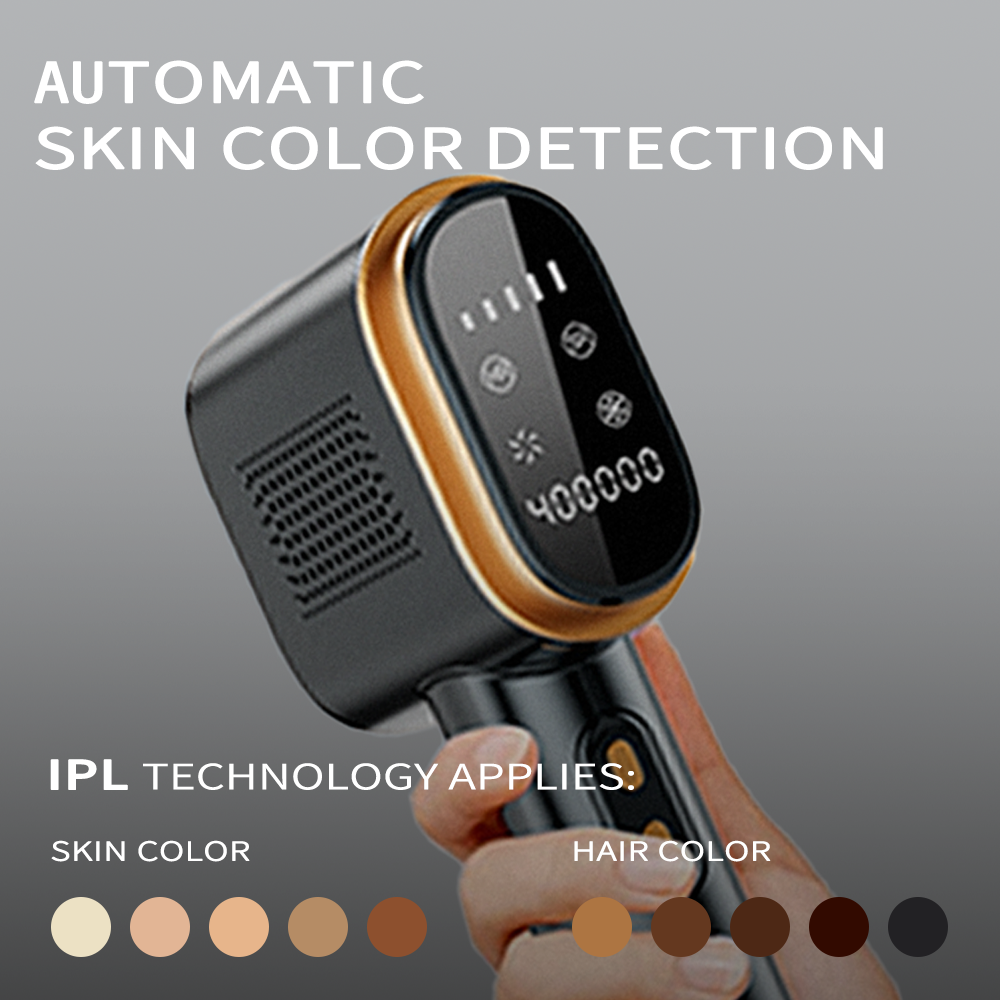 ICE COOL IPL HAIR REMOVAL Machine Laser Epilator Ice Cooling IPL