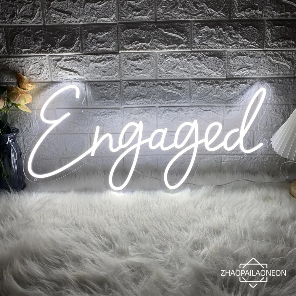 Will You Marry Me Neon Led Sign Wedding Decoration Wall Hanging Engaged ...