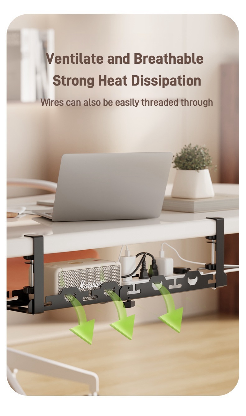 【SG READY STOCK】Cable Organizer Under Desk Cable Management Organizer ...