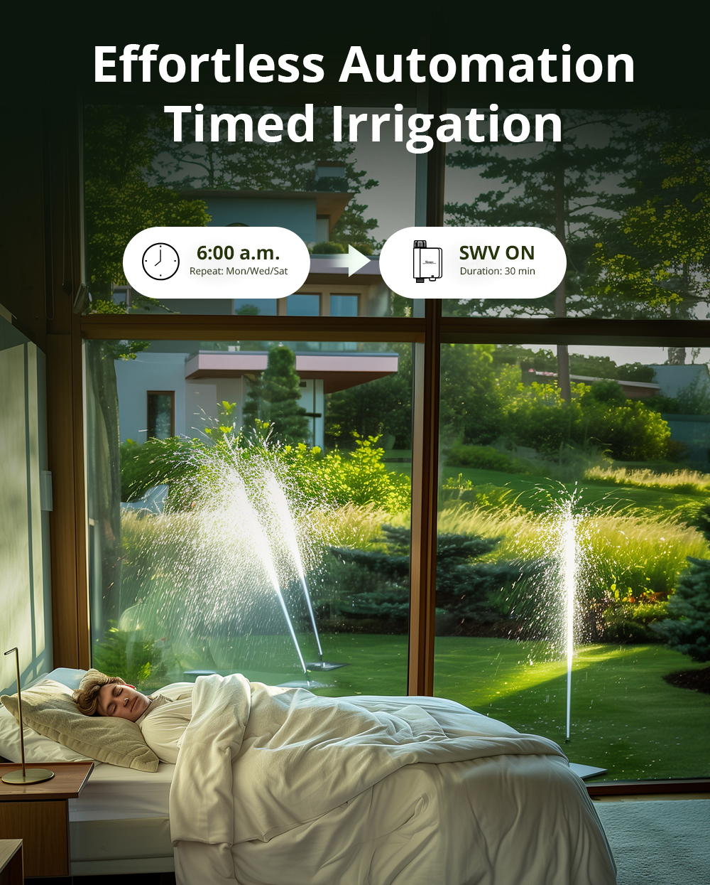 SONOFF SWV Zigbee 3.0 Smart Water Valve Smart Timing Irrigation Switch ...
