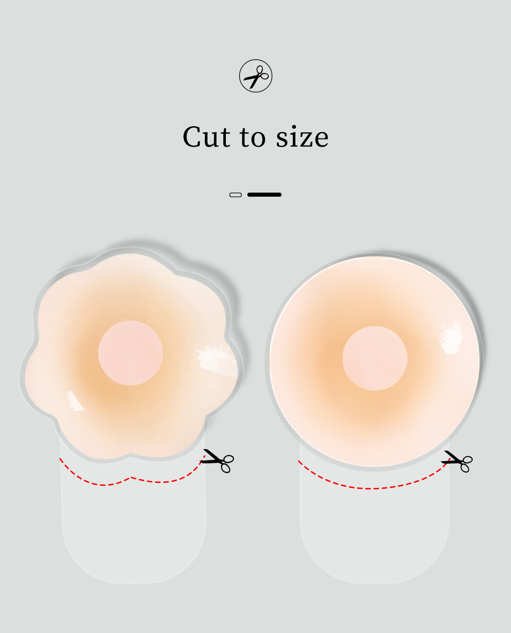 1 Pair Silicone Breast Lift Patch Push Up Top Support Anti-sagging ...