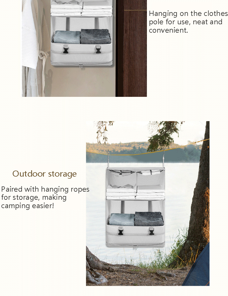 【SG READY STOCK】Hanging Travel Luggage Organizer Outdoor Travel Storage ...