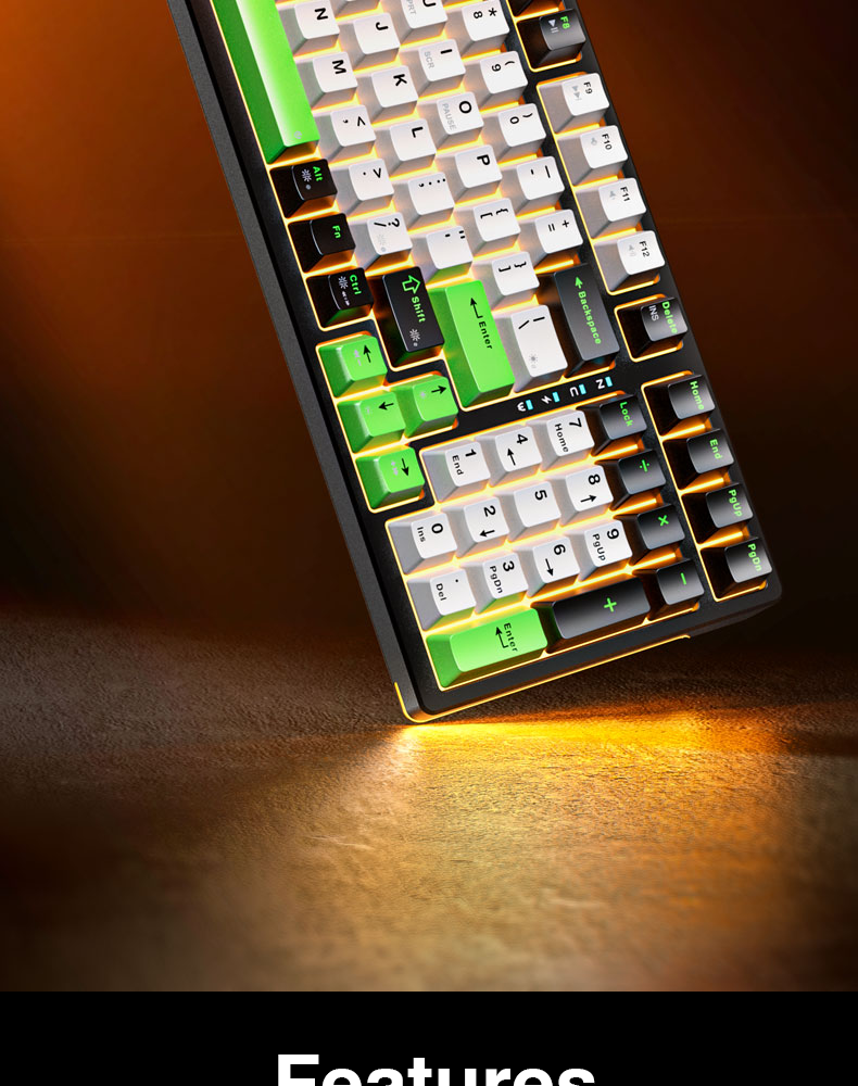 AULA F98X Mechanical Keyboard 99Keys Tri-mode RGB Hot-swap Magnetic ...