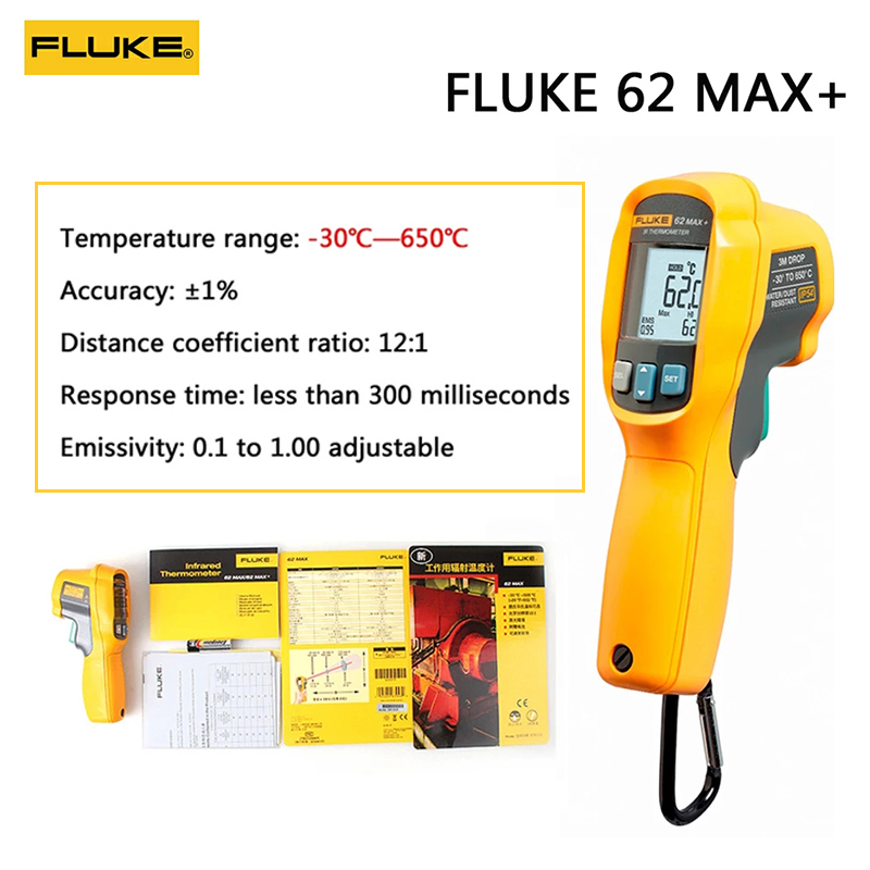 Fluke 59E Infrared Thermometer – -22°F To 662°F (-30°C To 350°C) – Newly Designed