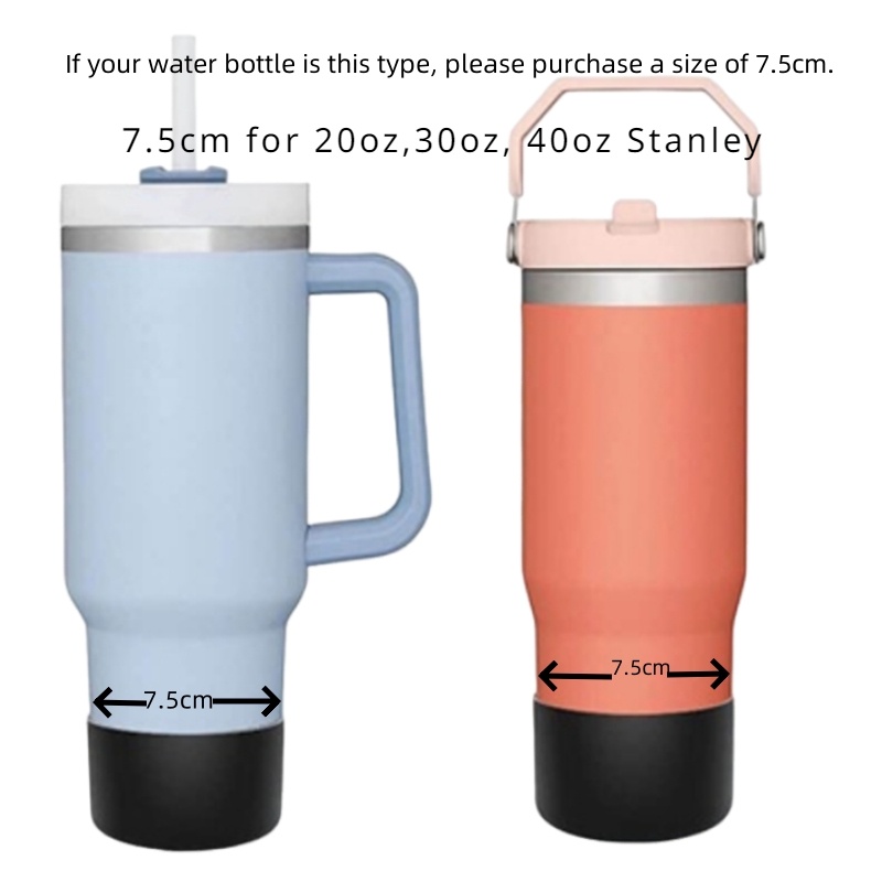 Stanley Cup Silicone Cover Glass Water Bottle Protective Cover Silicone ...