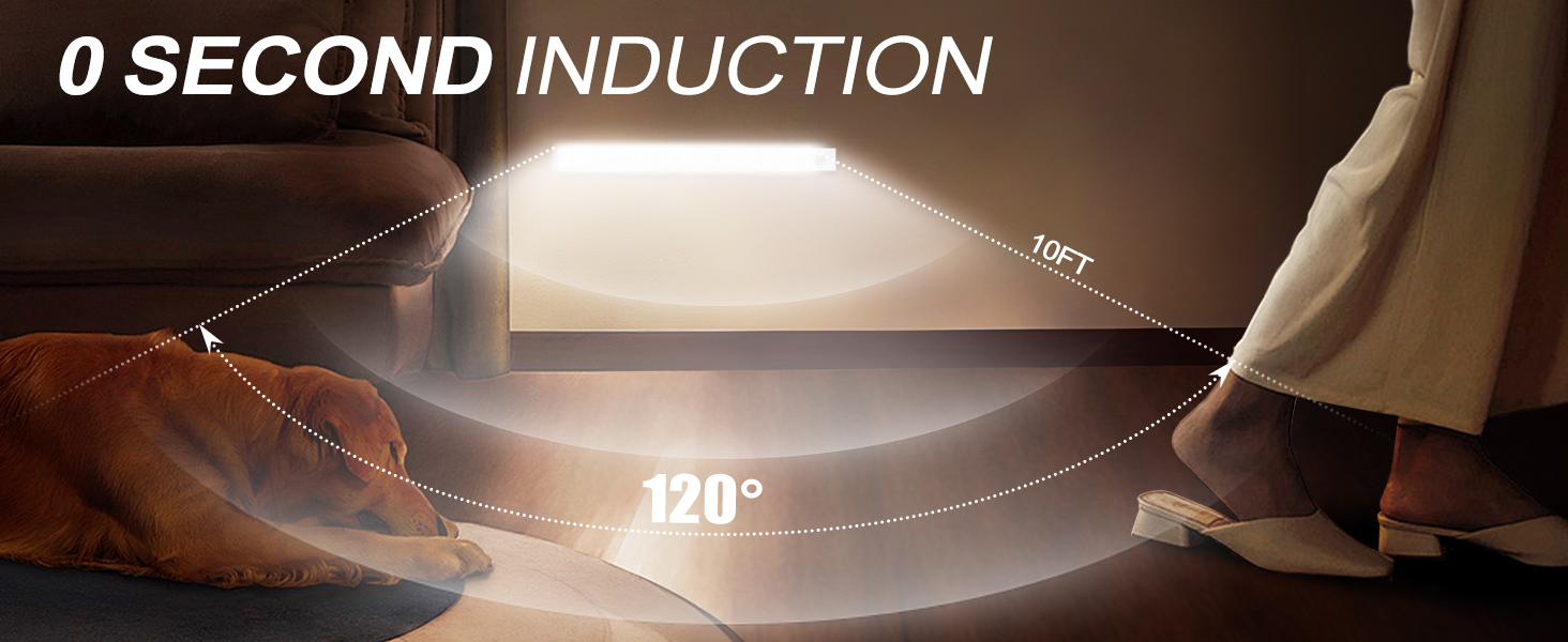 Under Lights 4 Pack with 4 Modes, USB Motion Sensor Cupboard