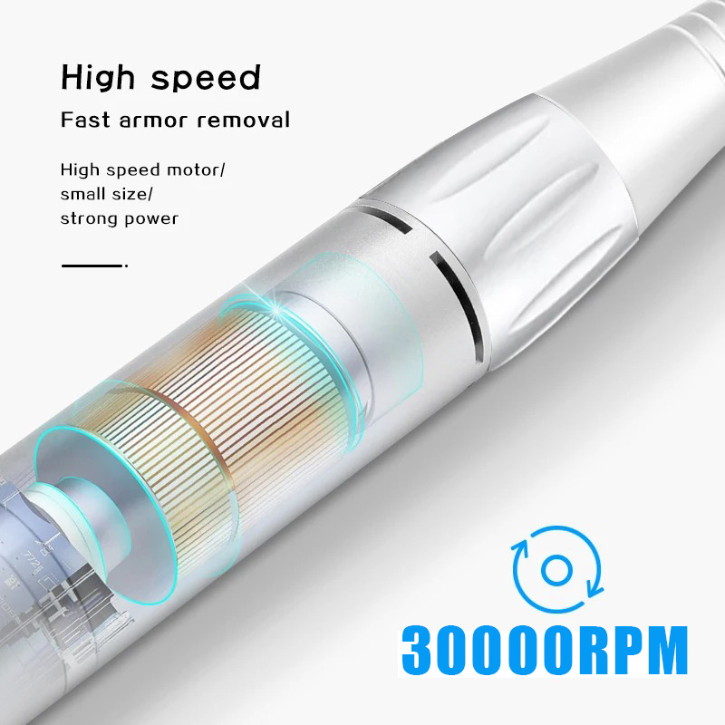 30000 rpm Rechargeable Nail Drill Portable Electric File Machine ...