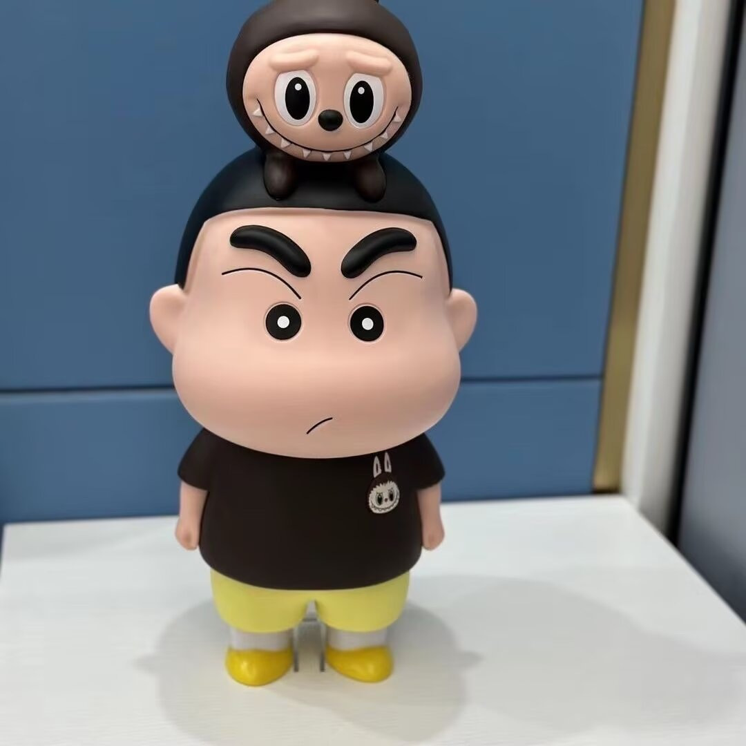 13.5cm Yoshito Usui Anime Crayon Shin-chan Figure Labubu Nohara ...