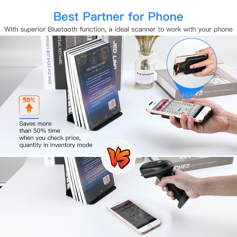 Eyoyo EY-017 1D 2D QR Image Scanner PDF417 Data Matrix Code Maxicode ...