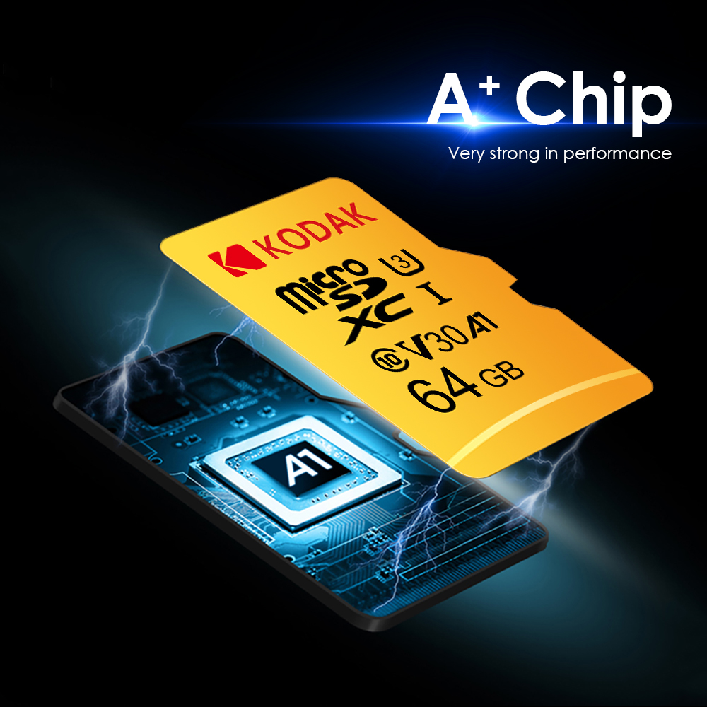 Original Kodak Micro SD Card 128GB Class 10 Memory Card 64GB Flash Card 256GB 32GB V30 U3 cartao ...