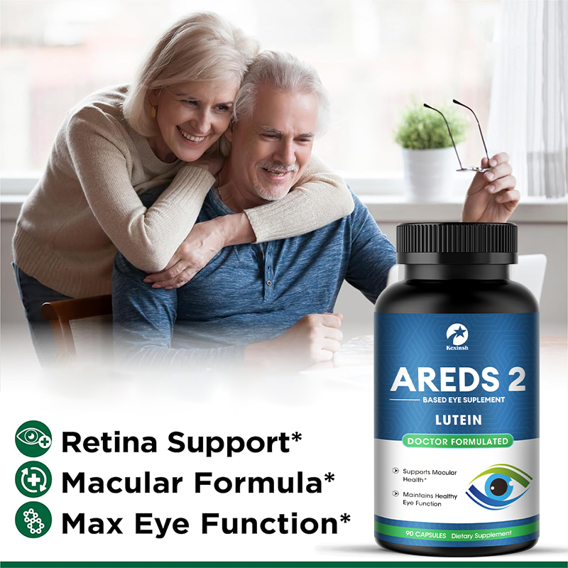 Kexinsh Lutein Zeaxanthin Vision Complex AREDS 2 Eye Vitamins Enhance ...