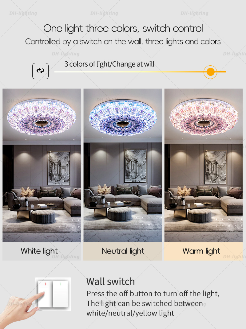 Nordic Bedroom LED Ceiling Light Simple Modern Study Art Lamp 2024 New