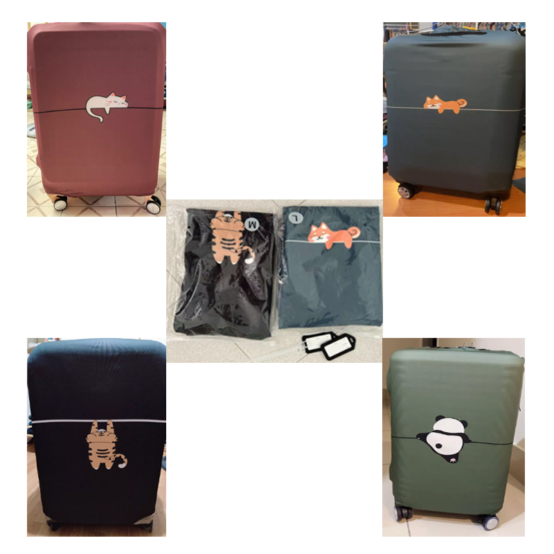 Dust Proof Thick Elastic Luggage cover for 18-32 Inch Suitcase ...