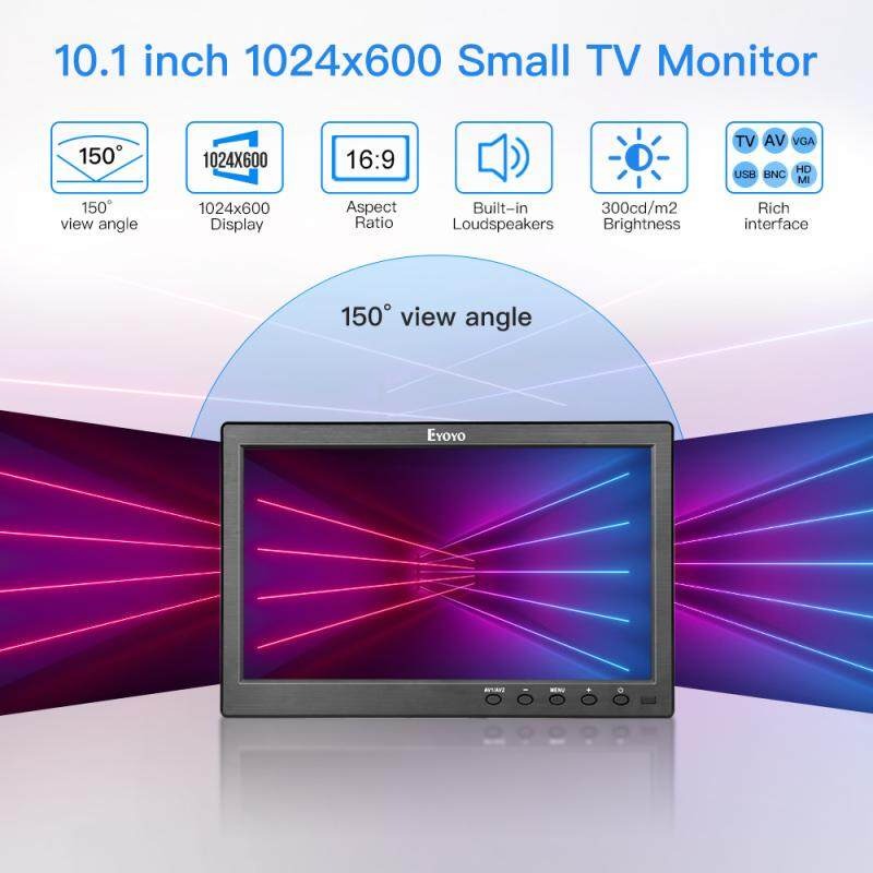 Eyoyo 10 Inch LCD Display Screen HDMI Monitor Kitchen TV HD