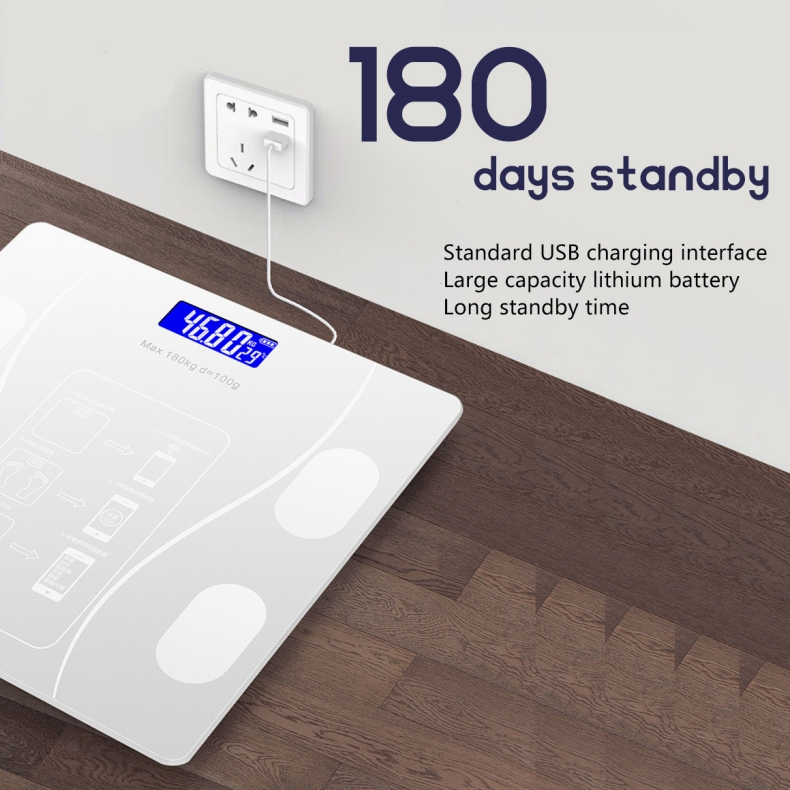 Bluetooth Body Fat Smart Weight Scale Digital Smart Body Fat Scale Home