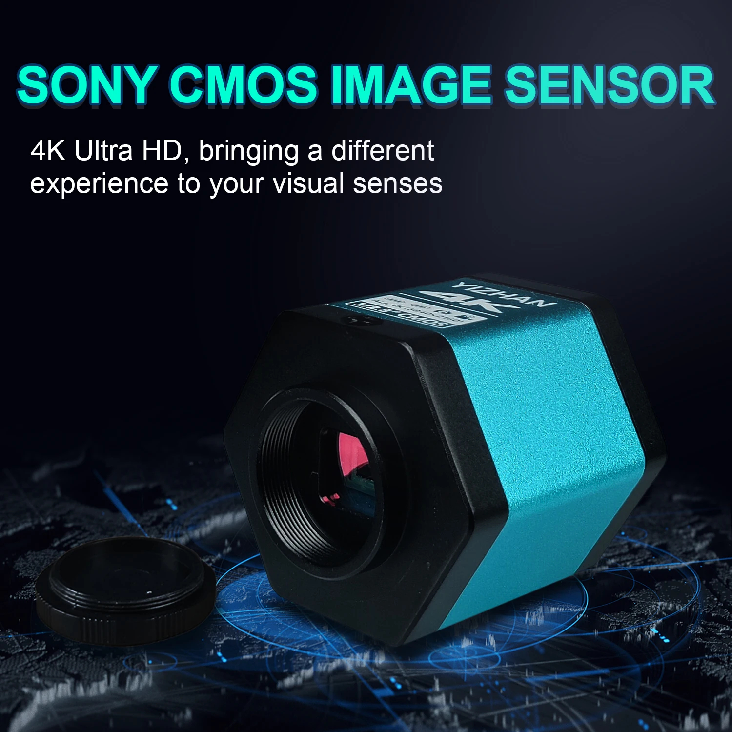 【COD】YIZHAN 4K Digital Industrial Microscope Camera HDMI USB 130X ...