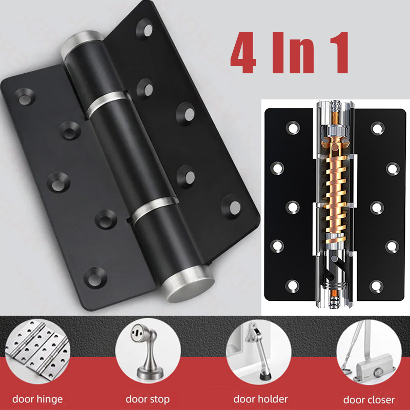 4 In 1Automatic Closing Door Hinge Positioning Hydraulic Door Closer
