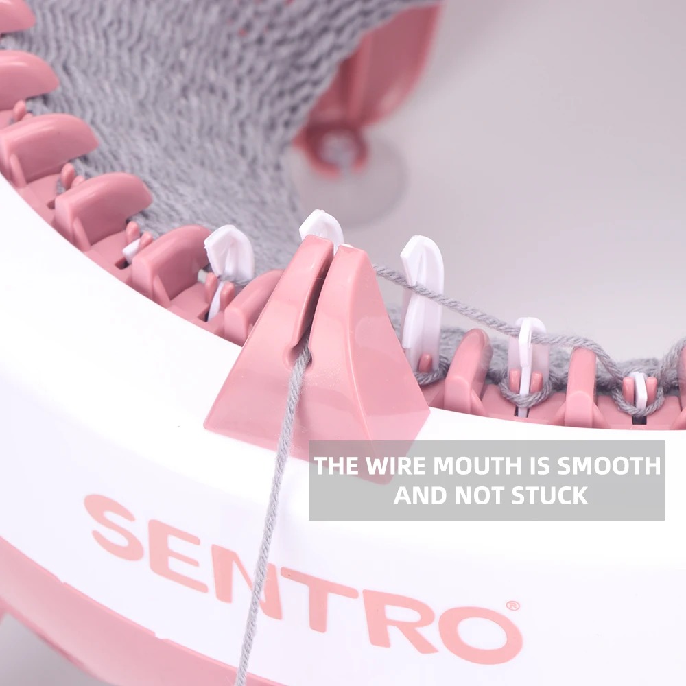 Round Knitting Machine Knitting Board Rotating Double Knit Loom Smart