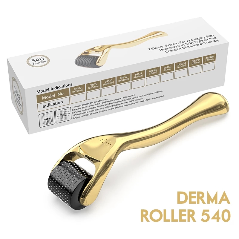 Derma Roller Hair Growth Microneedling Roller for Beard Growth Brighten