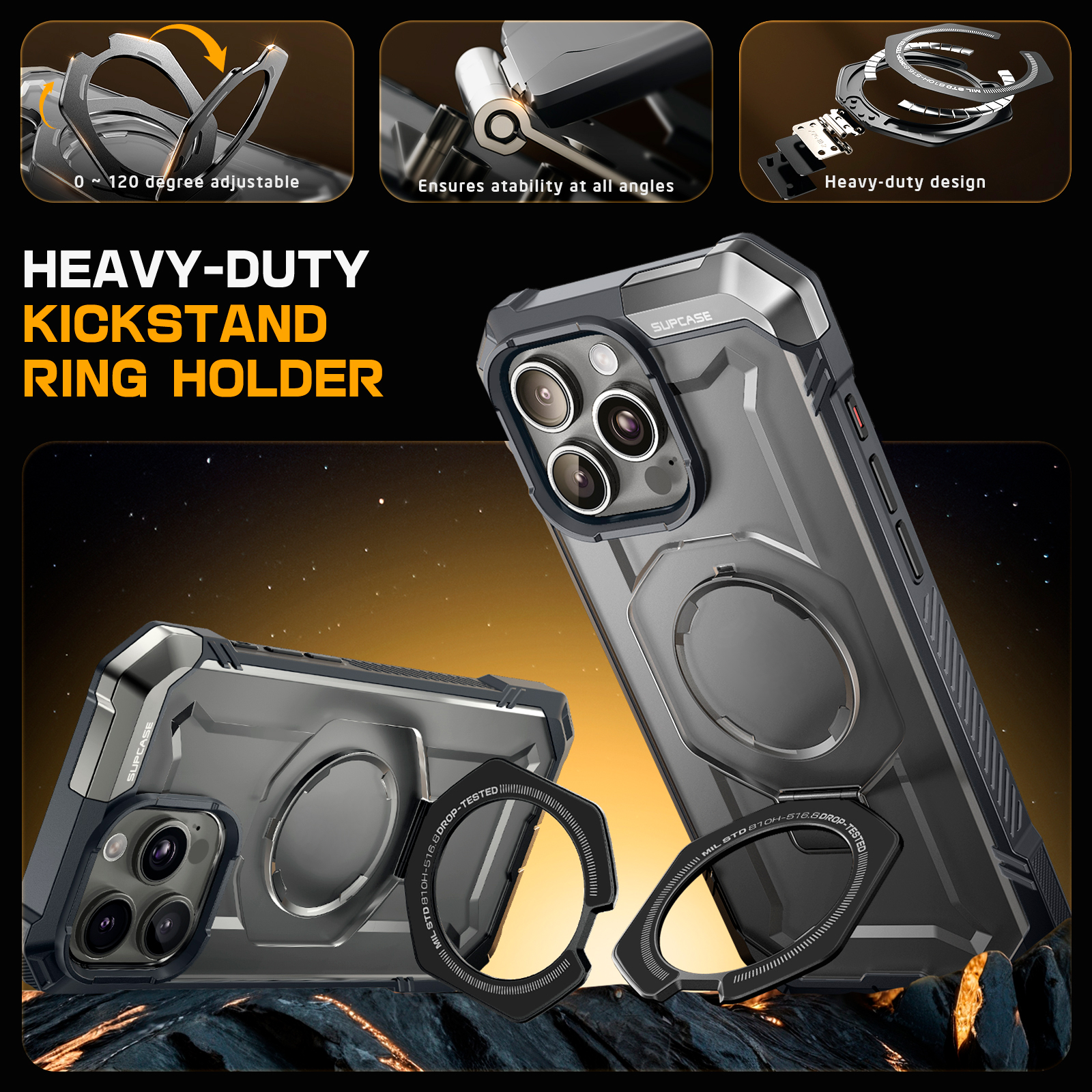 Military Grade 12 Pro Max Case With Strap Iphone 16 Pro Case