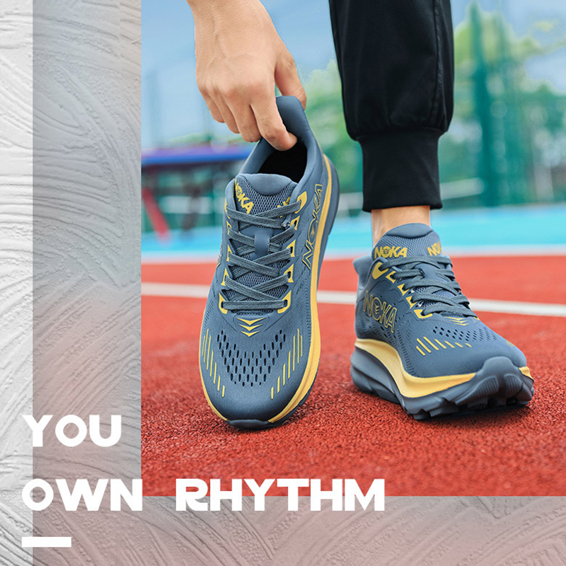 Stylish and Durable Running Shoes with Shockproof Design for Men