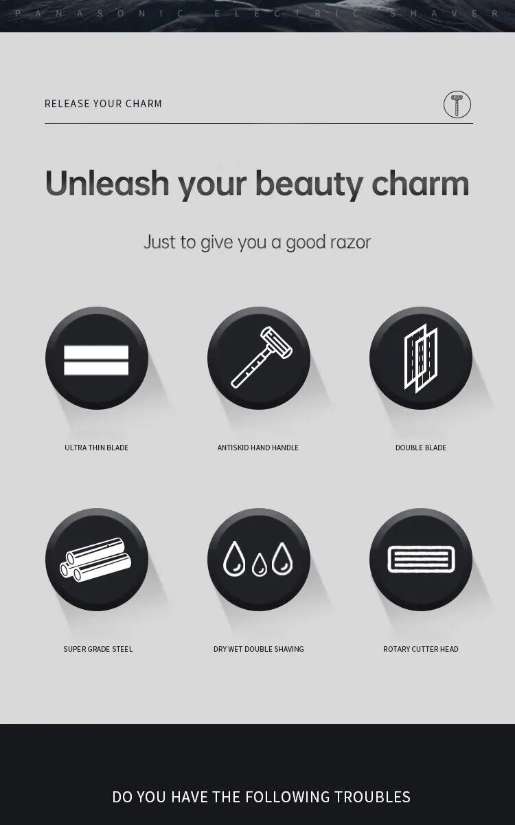 Imported Razor Manual Razor Original Sharp Speed 2-Layer Blade Men's ...