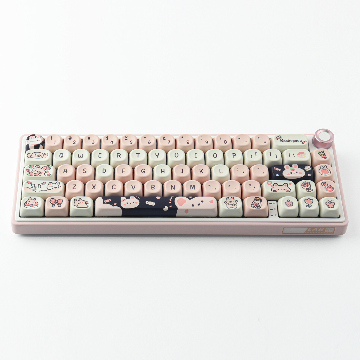 Toffee Rabbit keycaps 132 Keys keycaps MOA Profile DYE-SUB Personalized ...