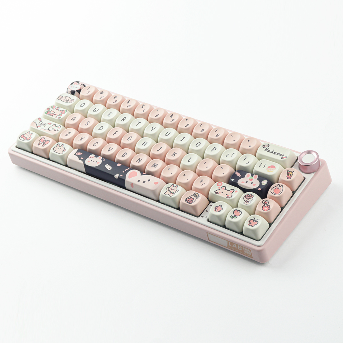 Toffee Rabbit keycaps 132 Keys keycaps MOA Profile DYE-SUB Personalized ...