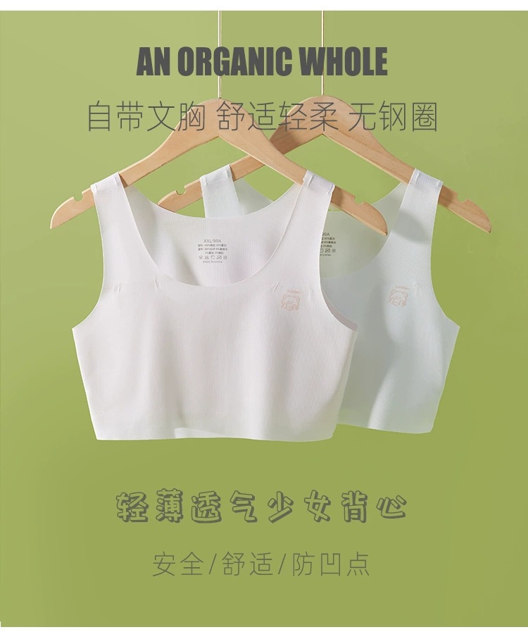 【Ready Stock】Children's underwear Seamless ice ribbon underwear 女童内衣 ...