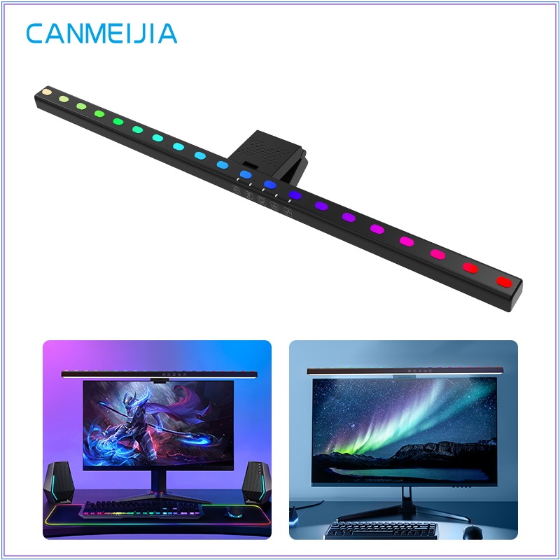 Dimmable Monitor Light Bar RGB Led Table Lamp 5Color Hanging Screen ...