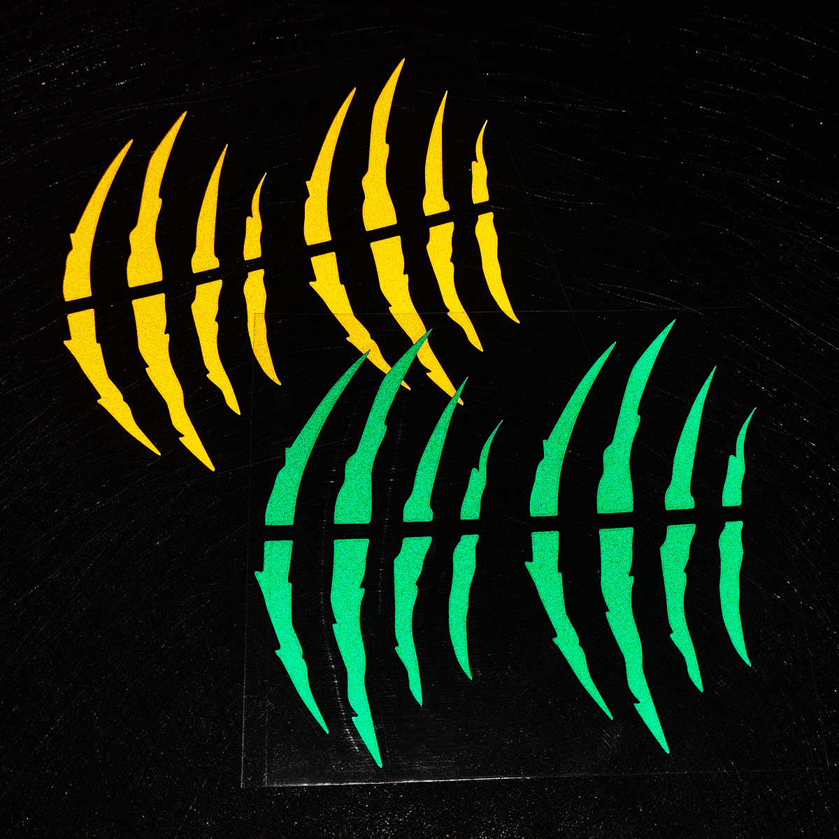 Helmet Demon Claw Sticker Motorcycle Bike Decals Moto Rear Box Side ...