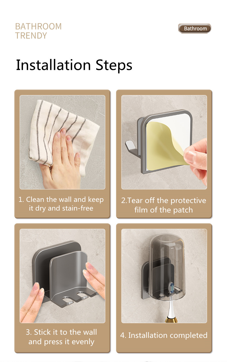 【EVA】 Bathroom Toothpaste Dispenser toothbrush holder, Squeezer ...