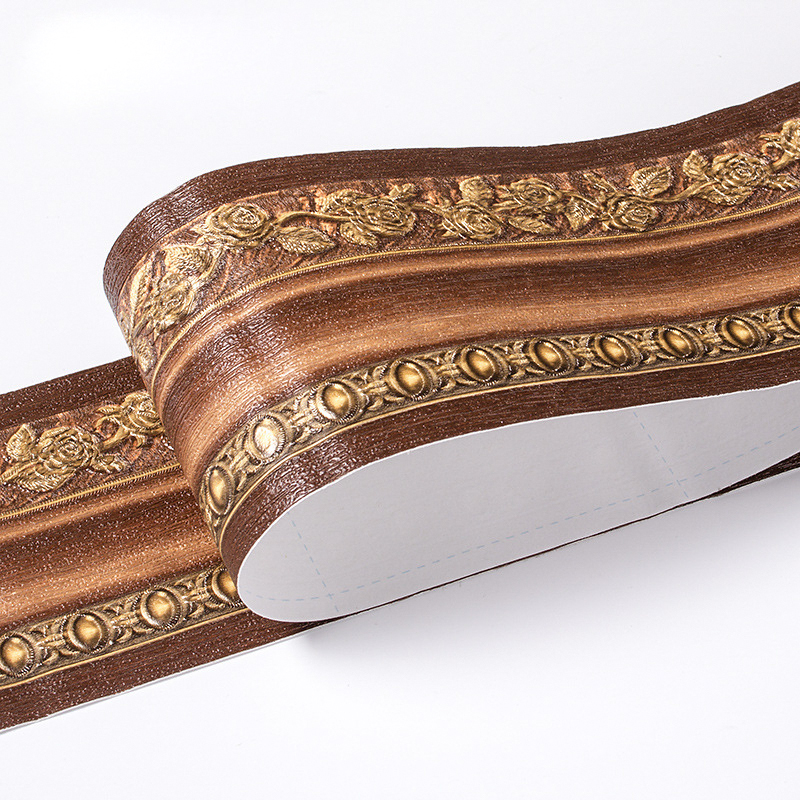 1 Meter[Sold by Meter] Carving Flowers Waistline Border Tile Self