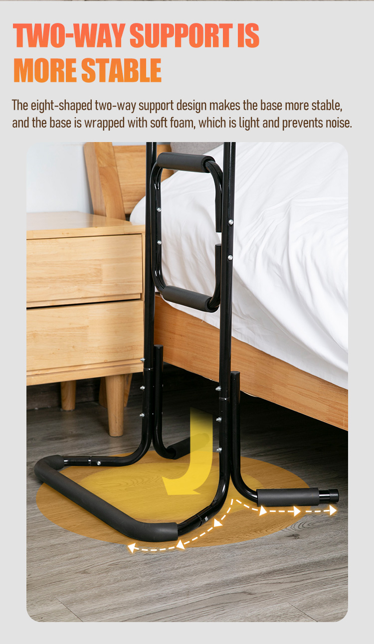 (SG Stock)Elderly Bed Rail Guard Safety Handrail Multipurpose Handrail ...