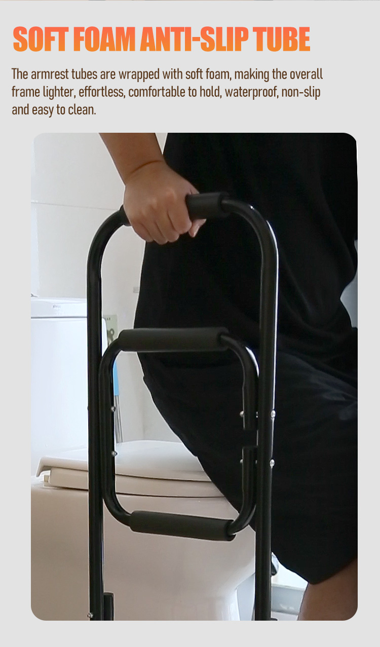 (SG Stock)Elderly Bed Rail Guard Safety Handrail Multipurpose Handrail ...