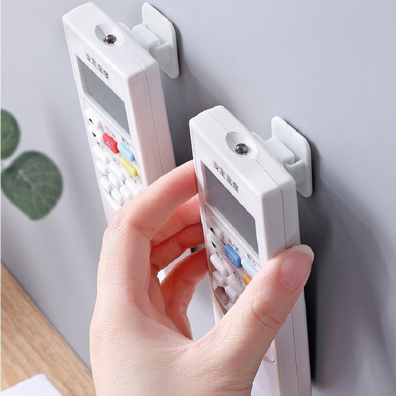 Remote Control Holder Wall Self Adhesive Hook - 2 Pair Multiuse TV ...