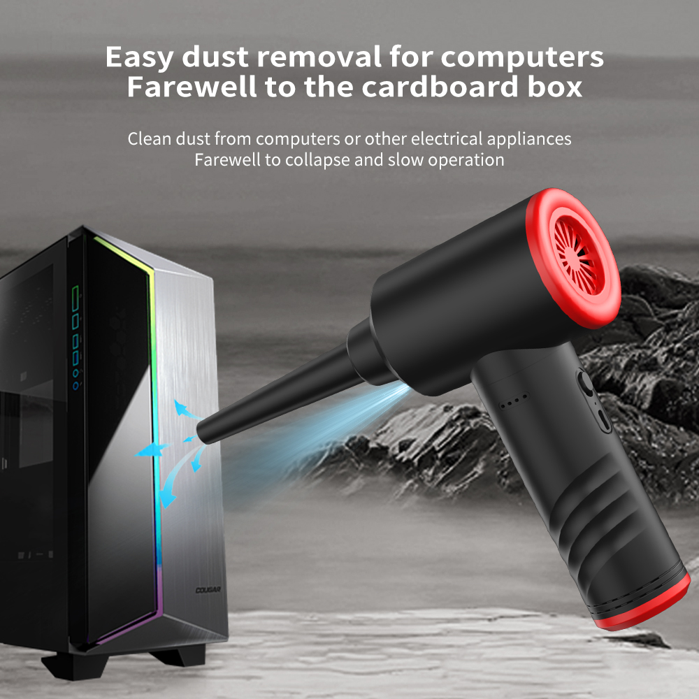 air duster for PC spray air duster spray130000RPM Portable Cordless Air ...
