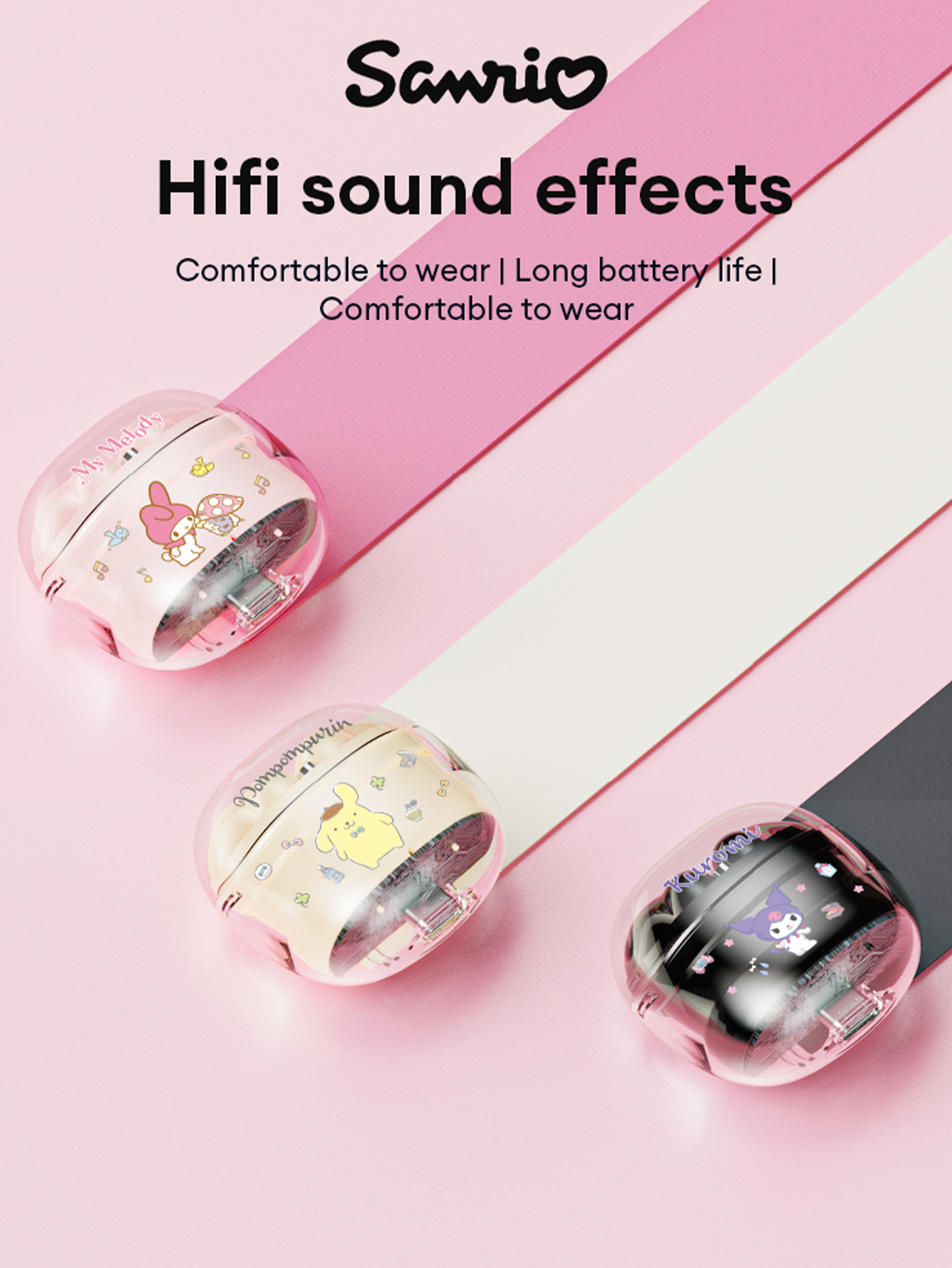 Miniso BL54 Bluetooth Wireless Earphone Smart Touch Gaming Music Dual