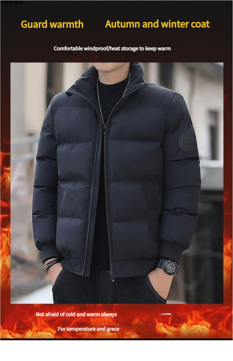 Down Padded Jacket Winter Thick Padded Padded Jacket Men New Style ...