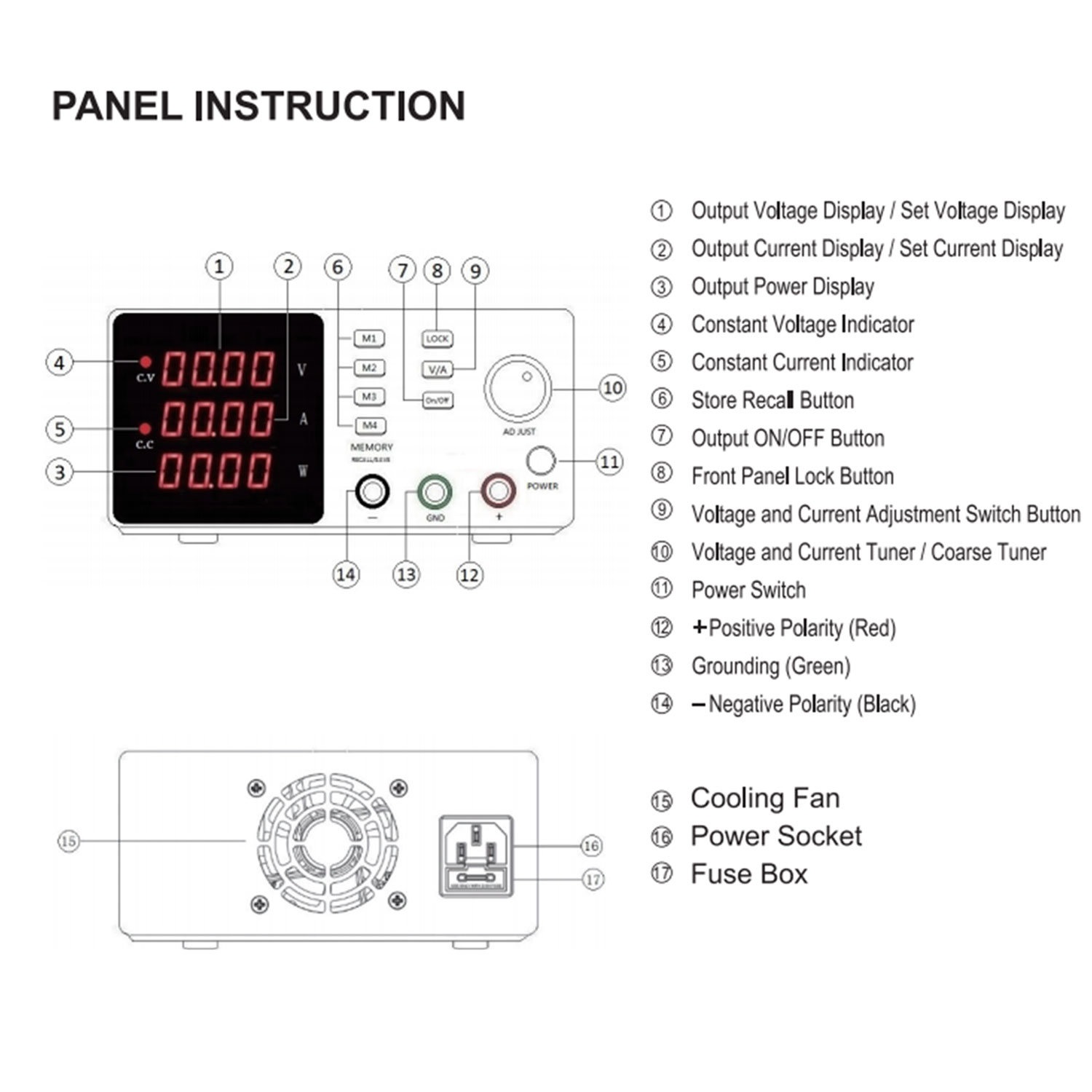 KUAIQU DC laboratory power supply 120V 3A3 group storage function