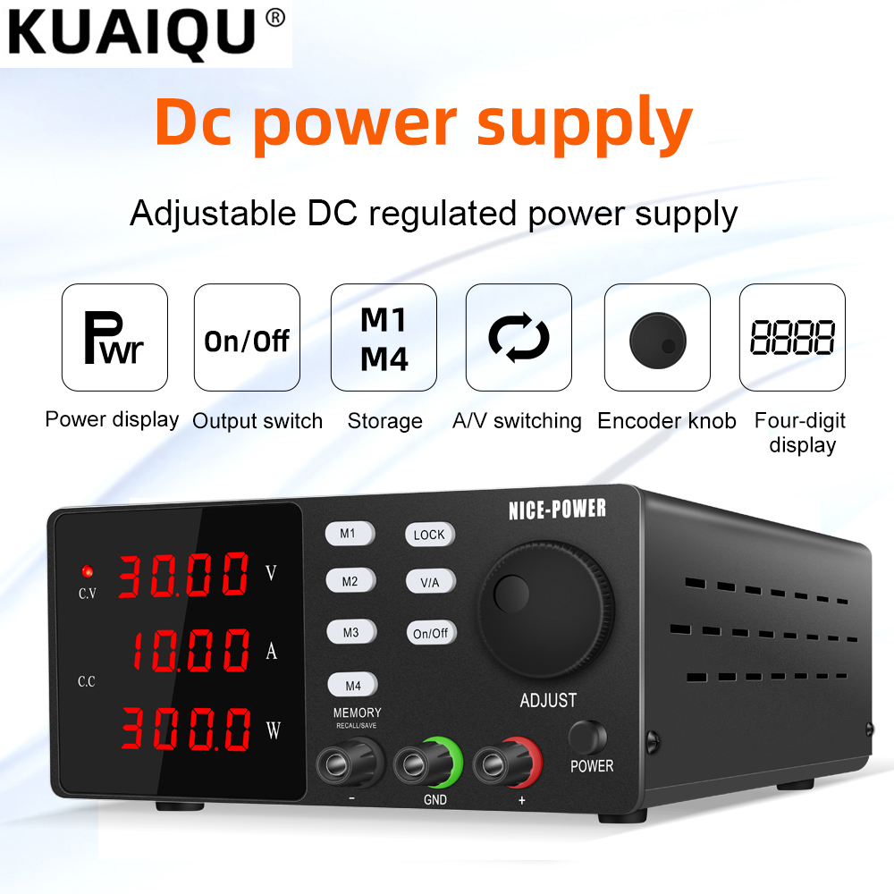 KUAIQU DC laboratory power supply 120V 3A3 group storage function